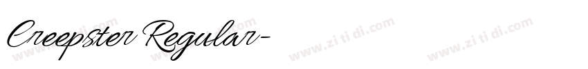 Creepster Regular字体转换 Creepster Regular字体转换